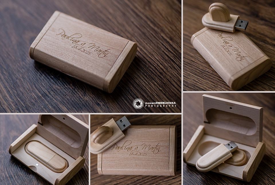 Drevený USB kľúč